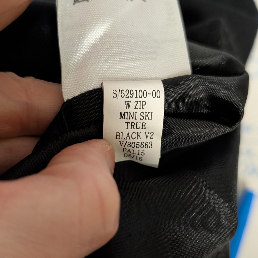 GAP Black Mini Skirt with Zipper Accent - Picture 7 of 8